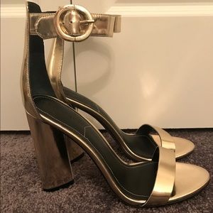 Kendall & Kylie Gold Heels